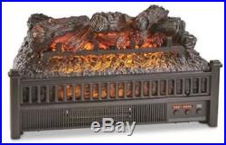 Fireplace Insert With Heater Remote Control Fan Realistic Flames Logs Electric