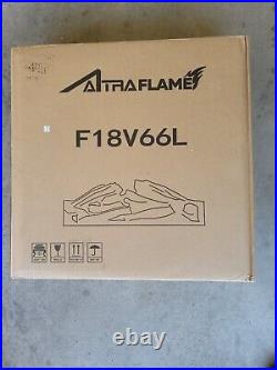 Flame Glass Front Electric Fireplace Insert F18V66L