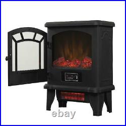 Freestanding Electric Fireplace Heater Wall Insert Adjustable +Remote 1500 W 23