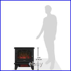 Freestanding Electric Fireplace Heater Wall Insert Adjustable +Remote 1500 W 23