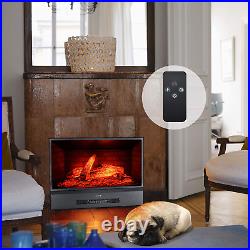 GMHome 32 Inches Electric Fireplace Insert Free Standing Fireplace Heater, with