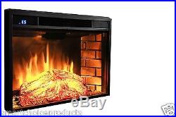 GTC 28 Black Electric Firebox Fireplace Insert Room Heater New