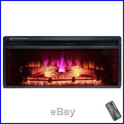 Golden Vantage FP0062 36 Insert Freestanding Electric Fireplace 3D Flames