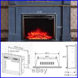 High Quality 36 Inch Electric Fireplace Insert Freestanding Stove Heater