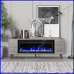 Hocookeper 43 inch Electric Fireplace, Wall Mounted Fireplace Inserts