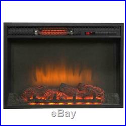 Home Decorators 26in Freestanding Infrared Electric LED Fireplace Firebox Insert