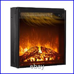 Hommpa 1313W 18'' Embedded Electric Fireplace Insert Heater With Flame