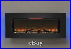 Large Wall Mounted Electric Fireplace Insert Mount Color Changing Flame Heater