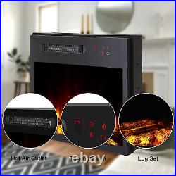 MOCIFI 23 Inch Built-In Electric Fireplace Insert Heater, Recessed Freestanding