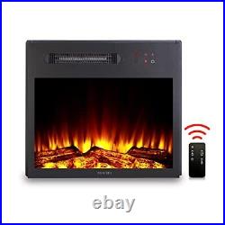 MOCIFI 23 inch Built-in Electric Fireplace Insert Heater Recessed Freestandin