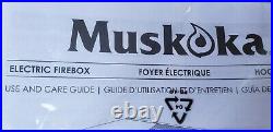 Muskoka 26 in Electric LED Firebox Fireplace Insert 27-800-001