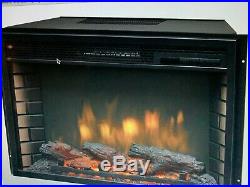 NEW 26 Electric Firebox Insert With Fan Heater And Glowing Logs For Fireplace