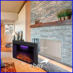 NEW Valuxhome 36in Electric Fireplace Recessed Fireplace Insert w Remote Control