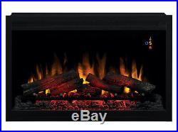 NIB Classic Flame 36 Built-in Electric Fireplace Box Insert Black Retail $700