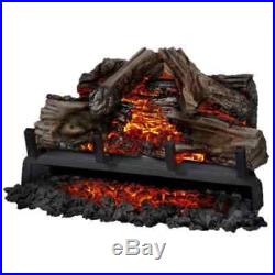 Napoleon NEFI18 5000 BTU 18 Inch Wide Electric Fireplace Log Set Insert with Rem