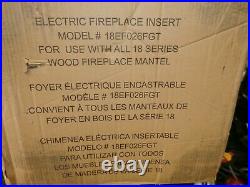New 26 Bell'O Classic Flame Twin Star Electric Fireplace Insert 18EF026FGT
