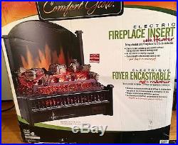 New Comfort Glow 4600 btu Electric Fireplace Insert with Remote Control