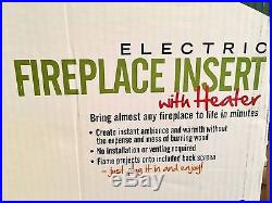 New Comfort Glow 4600 btu Electric Fireplace Insert with Remote Control