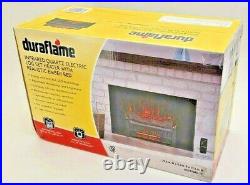 New Duraflame Electric FIREPLACE LOG INSERT Heater LED FLAME 5200 BTU with Remote