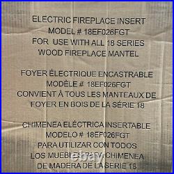 New Electric Fireplace Insert 23EF026FGT 23 Series Wood Fireplaces Chimney Free