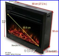 Paramount 28-inch x 18-inch Electric Fireplace Insert with Gentle-Touch Controls