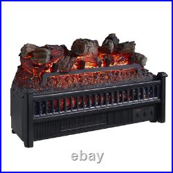 Pleasant Hearth Electric Log Set Heater Insert Fireplace Accessory Decor 23 Inch