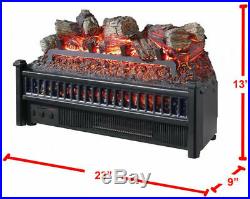 Pleasant Hearth Electric Log fireplace Insert Heater and remote