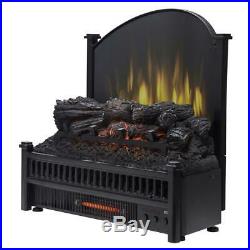 Pleasant Hearth Fireplace Logs Insert Removable Fireback Heater Electric 23 Inch