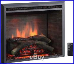 PuraFlame 26 Western Electric Fireplace Insert With Remote Control 750/1500W