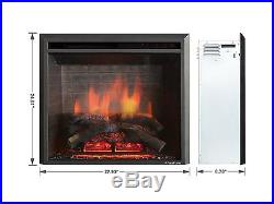 PuraFlame 26 Western Electric Fireplace Insert with Remote Control 750/1500W