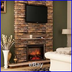 PuraFlame 26 Western Electric Fireplace Insert with Remote Control, 750/1500W