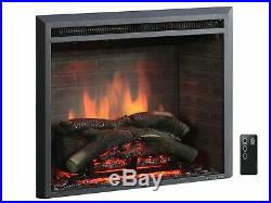 PuraFlame 26 Western Electric Fireplace Insert with Remote Control, 750/1500