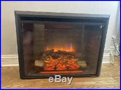 PuraFlame 30-inch Western Electric Fireplace Insert with Remote Control
