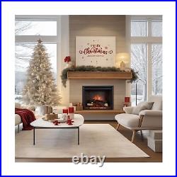 PuraFlame Western Electric Fireplace Insert with Fire Crackling Sound, Remote