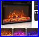 ROVSUN 26 WiFi Electric Fireplace Insert, 1500W Wall Recessed Fireplace Heater