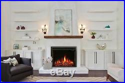 R. W. FLAME 32 Electric Fireplace Insert, Timer 1500W