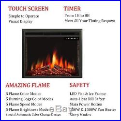 R. W. FLAME 33 Electric Fireplace Insert, Freestanding