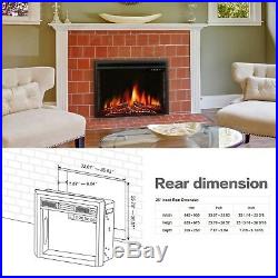 R. W. FLAME 36 Electric Fireplace Insert, Freestanding & Recessed Electric Stov