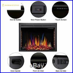 R. W. FLAME 39 Electric Fireplace Insert, Freestanding Recessed Electric Stove Hea