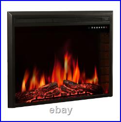 R. W. FLAME 40 Recessed Electric Fireplace Insert, No Remote Control, 750W-1500W