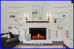 R. W. FLAME 40 Recessed Electric Fireplace Insert, No Remote Control, 750W-1500W