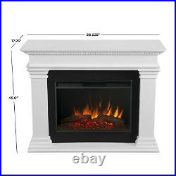 RealFlame Antero Electric Fireplace Grand Infrared X-Lg Firebox White