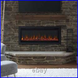 Real Flame 49in Wall Mounted Recessed Electric Fireplace Insert
