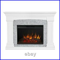 Real Flame Electric Fireplace Deland Grand Infrared X-Lg Firebox White or Gray