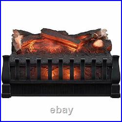 Regal Flame 20 Inch Electric Fireplace Log Realistic Ember Bed Insert with He