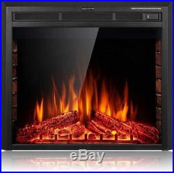 SUNLEI 28 Electric Fireplace Insert, Recessed Built in & Freestanding Used