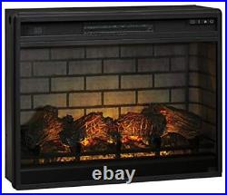 Signature Design by Ashley 30 Electric Fireplace Insert with LED Remote Cont
