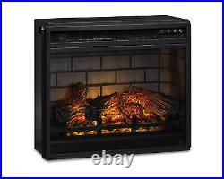 Signature Design by Ashley Electric Infrared Fireplace Insert in Black