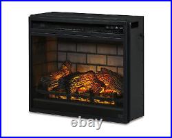 Signature Design by Ashley Electric Infrared Fireplace Insert in Black