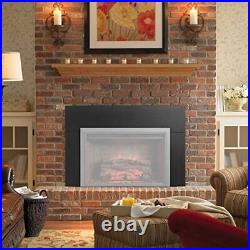 SimpliFire Electric Fireplace Insert, 32, Large Surround, Logs, Remote, Heater